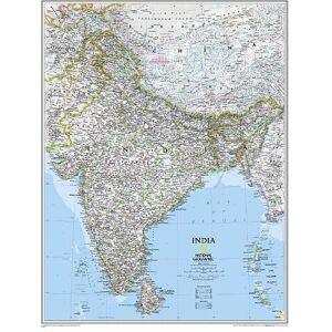 National Geographic Maps India Classic, Tubed National Geographic Maps India Classic, Tubed