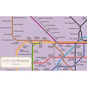 Reni Eddo-Lodge City of Women London Tube Wall Map (A2, 16.5 x 23.4 Inches) Reni Eddo-Lodge City of Women London Tube Wall Map (A2, 16.5 x 23.4 Inches)