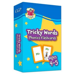CGP Books Tricky Words Phonics Flashcards for Ages 4-5 (Reception) CGP Books Tricky Words Phonics Flashcards for Ages 4-5 (Reception)