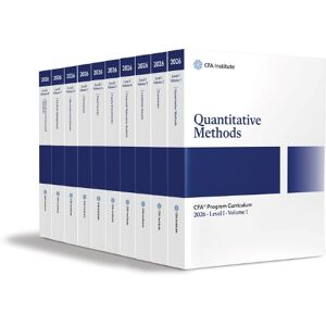 CFA Institute 2026 CFA Program Curriculum Level I Box Set CFA Institute 2026 CFA Program Curriculum Level I Box Set