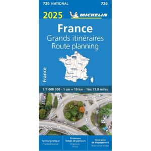 France Route Planning 2025 - Michelin National Map 726 France Route Planning 2025 - Michelin National Map 726