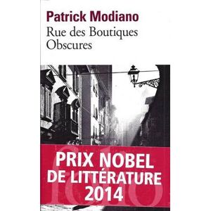 Patrick Modiano Rue des boutiques obscures Patrick Modiano Rue des boutiques obscures