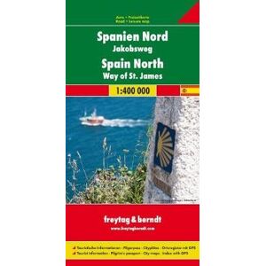 Spain North - Way of St. James Road Map 1:400 000 Spain North - Way of St. James Road Map 1:400 000