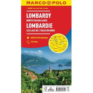 Lombardy Marco Polo Map (North Italian Lakes) Lombardy Marco Polo Map (North Italian Lakes)