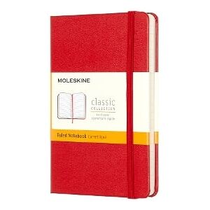 Moleskine Pocket Ruled Hardcover Notebook Red Moleskine Pocket Ruled Hardcover Notebook Red