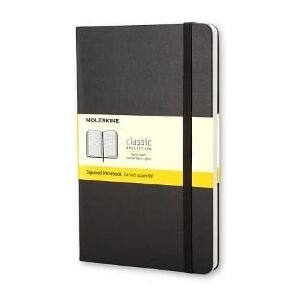 Moleskine Pocket Squared Hardcover Notebook Black Moleskine Pocket Squared Hardcover Notebook Black