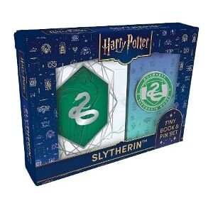 Insight Editions Harry Potter: Slytherin Tiny Book and Pin Set Insight Editions Harry Potter: Slytherin Tiny Book and Pin Set
