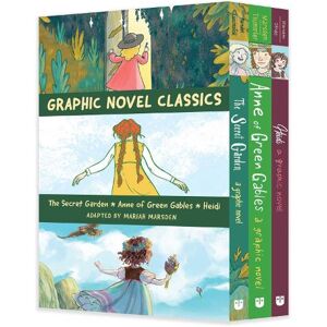 Mariah Marsden Graphic Novel Classics: The Secret Garden, Anne of Green Gables, and Heidi Mariah Marsden Graphic Novel Classics: The Secret Garden, Anne of Green Gables, and Heidi