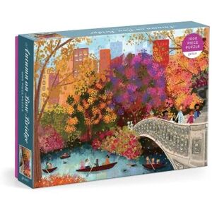 Galison Joy Laforme Autumn on Bow Bridge 1000 Piece Puzzle Galison Joy Laforme Autumn on Bow Bridge 1000 Piece Puzzle
