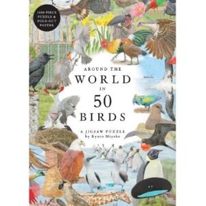 Around The World In 50 Birds 1000 Piece Jigsaw Puzzle Around The World In 50 Birds 1000 Piece Jigsaw Puzzle
