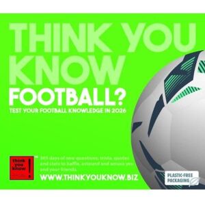 2026 Think You Know Football Boxed Calendar 2026 Think You Know Football Boxed Calendar