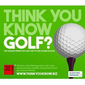 2026 Think You Know Golf Boxed Calendar 2026 Think You Know Golf Boxed Calendar