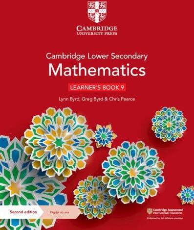 Lynn Byrd Cambridge Lower Secondary Mathematics Learner's Book 9 with Digital Access (1 Year)