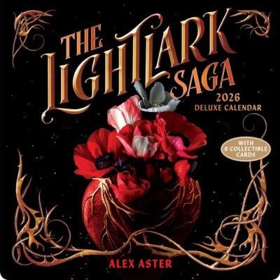 Alex Aster The Lightlark Saga 2026 Deluxe Wall Calendar with 6 Collectible Cards