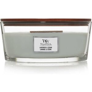 Woodwick Lavender & Cedar Candle, Ellipse Woodwick Lavender & Cedar Candle, Ellipse