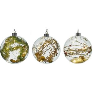 Casa Premier LED Glass Bauble, Large Casa Premier LED Glass Bauble, Large