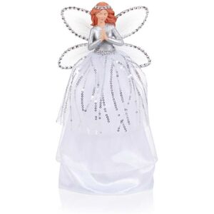 Casa Premier Decorations Angel Christmas Tree Topper, 28cm, Silver Casa Premier Decorations Angel Christmas Tree Topper, 28cm, Silver