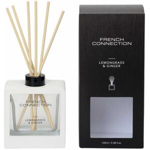 French Connection Lemongrass & Ginger Reed Diffuser, 100ml, Light Wood French Connection Lemongrass & Ginger Reed Diffuser, 100ml, Light Wood
