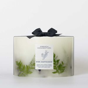 French Connection Vetivert Eucalyptus & Sea Salt Candle, 1.5kg, White Floral French Connection Vetivert Eucalyptus & Sea Salt Candle, 1.5kg, White Floral
