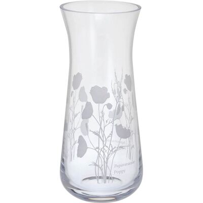Dartington Crystal Poppy Vase - Small, Handmade, Clear Dartington Crystal Poppy Vase - Small, Handmade, Clear