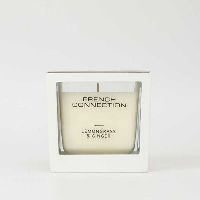 French Connection - White Wood Lemongrass Ginger - Candle French Connection - White Wood Lemongrass Ginger - Candle