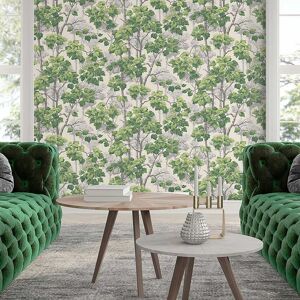 Belgravia Rivington Tree Wallpaper, Green Belgravia Rivington Tree Wallpaper, Green
