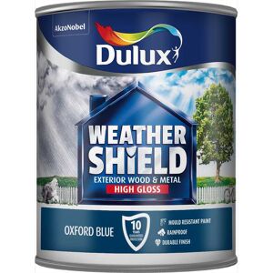 Weathershield Exterior High Gloss Paint, 750ml, Oxford Blue Weathershield Exterior High Gloss Paint, 750ml, Oxford Blue
