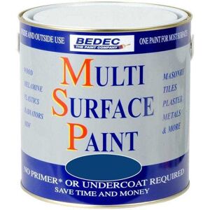 Bedec Soft Gloss Multi Surface Paint, 250ml, Oxford Blue Bedec Soft Gloss Multi Surface Paint, 250ml, Oxford Blue