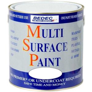 Bedec Soft Gloss Multi Surface Paint, 250ml, Soft White Bedec Soft Gloss Multi Surface Paint, 250ml, Soft White