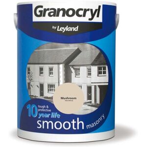 Granocryl Smooth Masonry Paint, 5L, Mushroom Granocryl Smooth Masonry Paint, 5L, Mushroom