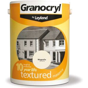 Granocryl Textured Masonry Paint, 5L, Magnolia Granocryl Textured Masonry Paint, 5L, Magnolia