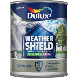 Weathershield Quick Dry Satin Paint, 750ml, Green Glade Weathershield Quick Dry Satin Paint, 750ml, Green Glade