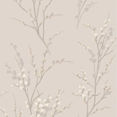 Laura Ashley Pussy Willow Dove Grey Wallpaper - Wallpaper Laura Ashley Pussy Willow Dove Grey Wallpaper - Wallpaper
