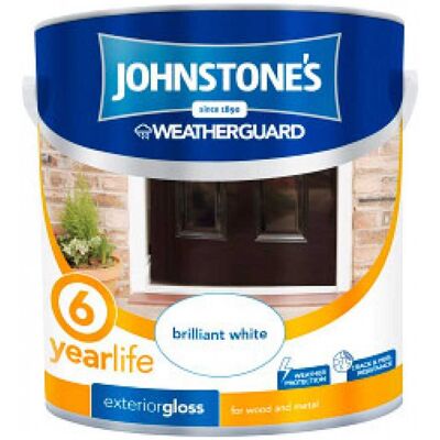 Johnstone's - Weather Guard Exterior Gloss White - 750ml - Paint Johnstone's - Weather Guard Exterior Gloss White - 750ml - Paint