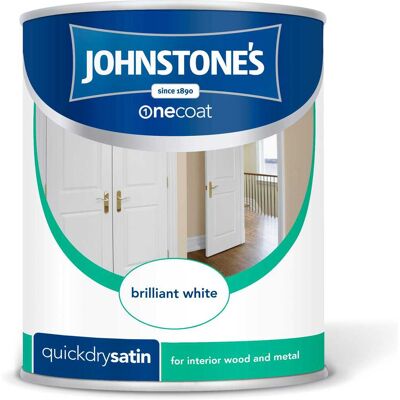Johnstone's - One Coat Quick Dry Satin - 750ml - Paint Johnstone's - One Coat Quick Dry Satin - 750ml - Paint