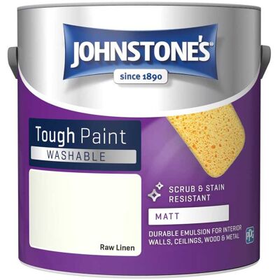 PPG Johnstones - Wall Emulsion - Raw Linen - 2.5L - Paint PPG Johnstones - Wall Emulsion - Raw Linen - 2.5L - Paint