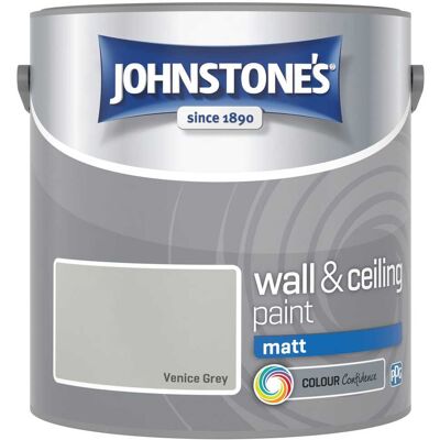 Johnstone's - Johnstone's Paint - Venice Grey - 2.5L - Paint Johnstone's - Johnstone's Paint - Venice Grey - 2.5L - Paint
