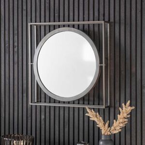 Gallery Hague Round Mirror, Zinc Gallery Hague Round Mirror, Zinc
