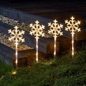 Smart Garden Snow Décor Stake Lights, Set of 4, Warm White Smart Garden Snow Décor Stake Lights, Set of 4, Warm White