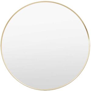 Gallery Holworth Round Mirror, 80x80cm, Gold Gallery Holworth Round Mirror, 80x80cm, Gold