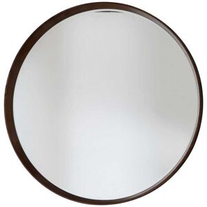 Gallery Keaton Round Mirror, 100x100cm, Walnut Gallery Keaton Round Mirror, 100x100cm, Walnut