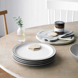 Denby Elements Plate, Small, Light Grey Denby Elements Plate, Small, Light Grey