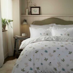 Sophie Allport Orchard Birds Duvet Set, Super King, White Sophie Allport Orchard Birds Duvet Set, Super King, White