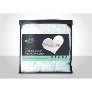 Fine Bedding Company Deep Fill Cotton Mattress Protector, King Fine Bedding Company Deep Fill Cotton Mattress Protector, King