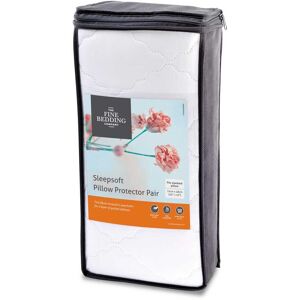 Fine Bedding Company Sleepsoft Pillow Protector, White Fine Bedding Company Sleepsoft Pillow Protector, White