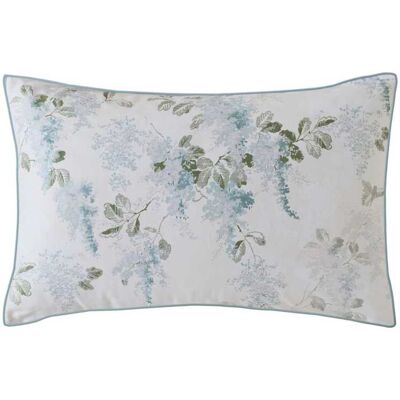 Laura Ashley Mirabelle Standard Pillowcase Pair, Pale Seaspray Laura Ashley Mirabelle Standard Pillowcase Pair, Pale Seaspray