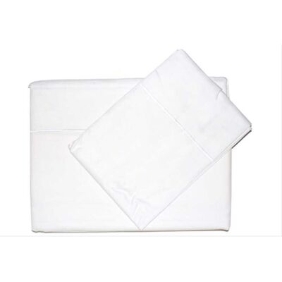 Belledorm 400 Thread Count Egyptian Cotton Flat Sheet, King, White Belledorm 400 Thread Count Egyptian Cotton Flat Sheet, King, White