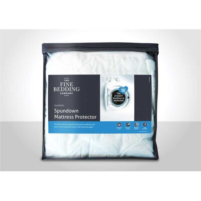 Fine Bedding Company Spundown Mattress Protector, Small Double Fine Bedding Company Spundown Mattress Protector, Small Double