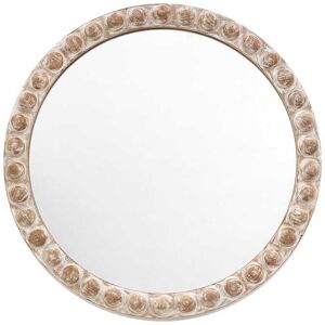 Gallery Millbrook Round Mirror, 65x65cm, Brown Gallery Millbrook Round Mirror, 65x65cm, Brown