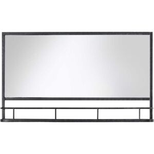 Gallery Emerson Overmantel Mirror , 63x106cm, Black Gallery Emerson Overmantel Mirror , 63x106cm, Black